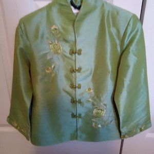Women's Taiwanese green 💚 blouse